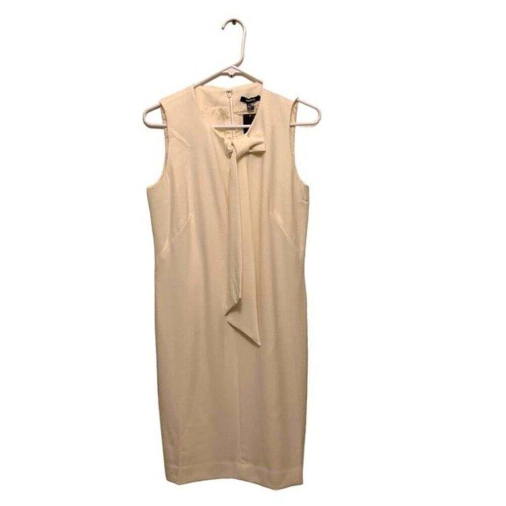 NWT‎ Premise Dress Sleeveless Knee Length Career Cream Size 8
